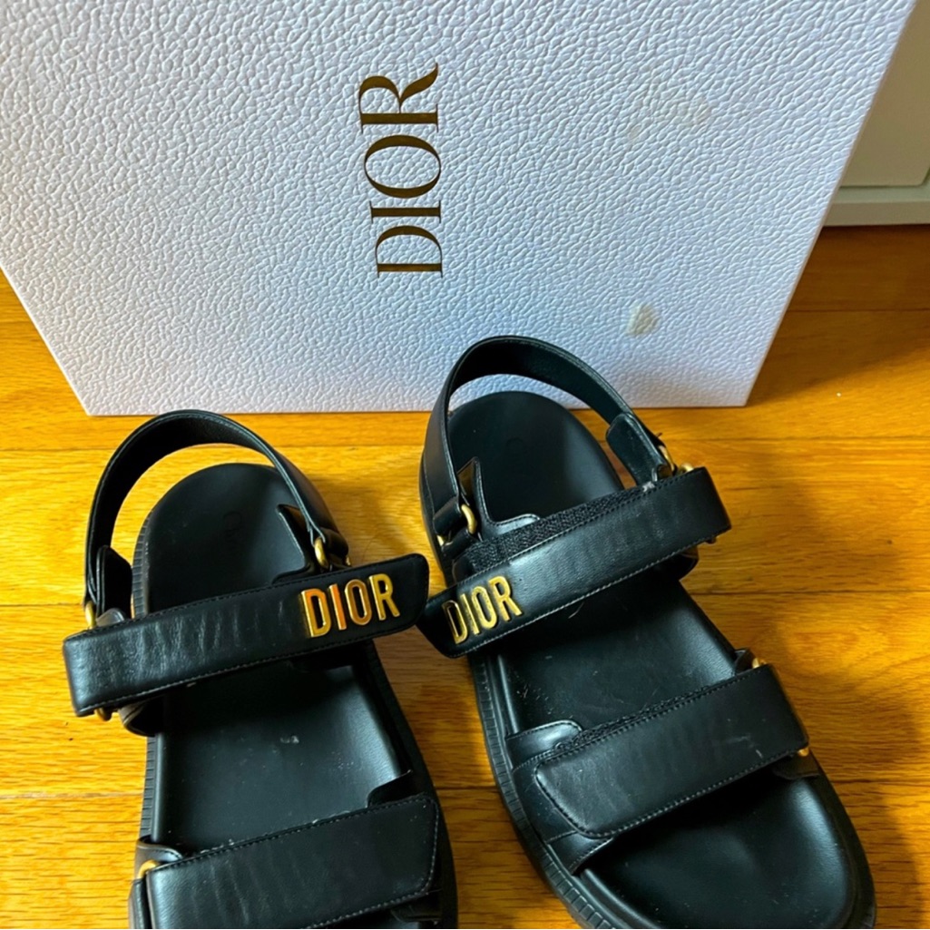 Black Christian Dior Dad Sandal